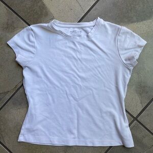 Adrienne Vittadini White Short Sleeve Tee